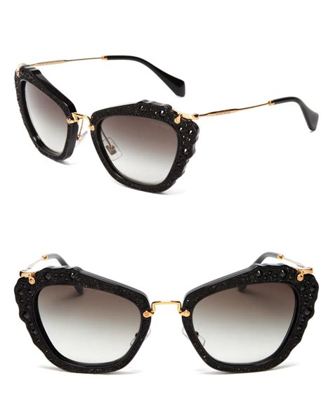 miu miu embellished optical glasses|miu miu sunglasses.